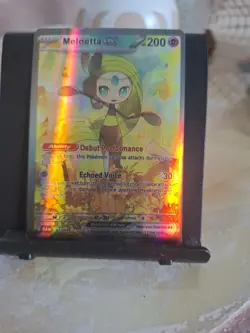 Meloetta ex Special Illustration Rare 167/086 Pokemon Black Bolt English SIR - Image 1