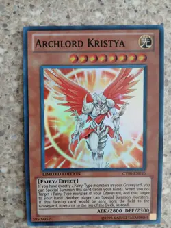 Yu-Gi-Oh! Archlord Kristya CT08-EN010 Limited Edition - LP - FREE SHIPPING! - Image 1