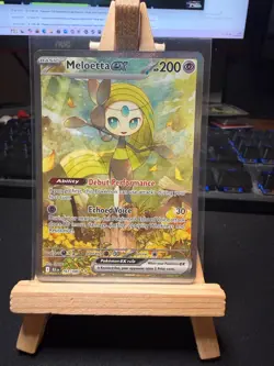 Pokemon TCG Meloetta ex 167/086 - Special Illustration Rare SIR - Black Bolt -NM - Image 1