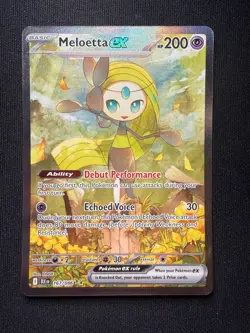 Pokemon TCG Meloetta ex 167/086 - Special Illustration Rare SIR - Black Bolt -NM - Image 2