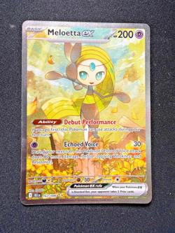 Pokemon TCG Meloetta ex 167/086 - Special Illustration Rare SIR - Black Bolt -NM - Image 2