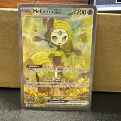 Pokemon Meloetta ex 167/086 SV Black Bolt Holo Special Illustration Rare 200HP - Image 1