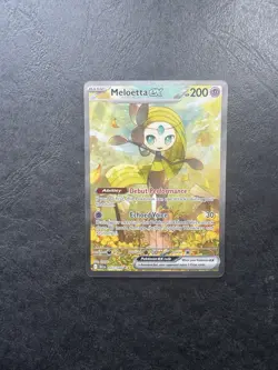 Meloetta EX 167/086 - Special Illustration Rare - Black Bolt - Pokemon TCG - NM - Image 1
