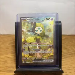Pokemon TCG Meloetta ex 167/086 - Special Illustration Rare SIR - Black Bolt -NM - Image 1