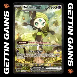 Meloetta ex - 167/086 - Special Illustration Rare - Black Bolt - Pokemon - NM/M - Image 1