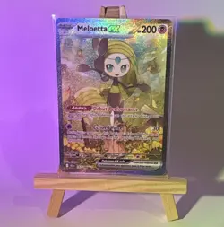 Pokemon TCG Meloetta ex 167/086 Special Illustration Rare Holo SV Black Bolt - Image 1
