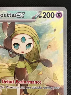Pokemon Black Bolt (BLK) Meloetta EX 167/086 Special Illustration Rare Clean - Image 3