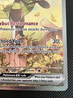 Pokemon Black Bolt (BLK) Meloetta EX 167/086 Special Illustration Rare Clean - Image 4