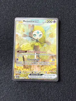 Pokemon TCG Meloetta EX Card 167/086 Black Bolt Special Illustration Rare - Image 1