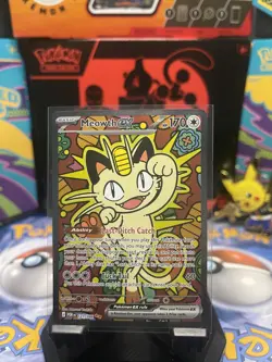 Meowth ex 121/088 Me03: Perfect Order Holo Rare - Image 1