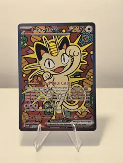 Pokemon TCG Meowth ex 121/088 SIR Full Art Holo NM/M Me03: Perfect Order - Image 1