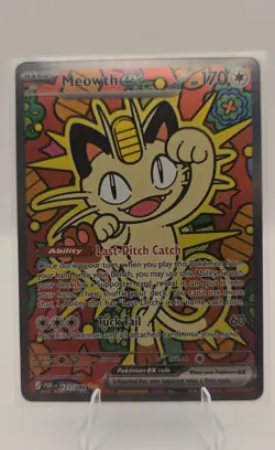 Meowth ex 121/088 Me03: Perfect Order Holo - Image 1