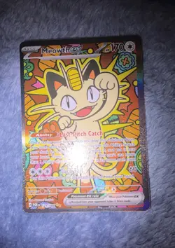 Meowth ex 121/088 Me03: Perfect Order Holo - Image 1