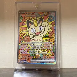 Meowth ex Holo Special Illustration Rare ME03: Perfect Order 121/088 NM *Fresh* - Image 1