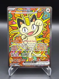 Meowth ex 121/088 SIR - Me03: Perfect Order Holo - Pokemon TCG - NM - Image 1