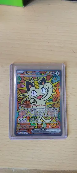 Meowth ex 121/088 SIR - Me03: Perfect Order Holo - Pokemon TCG - NM - Image 1