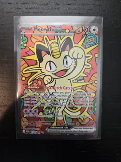 Meowth ex 121/088 Me03: Perfect Order Holo Pack Fresh Nm Read Description - Image 1