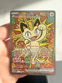 Meowth ex 121/088 Me03: Perfect Order Holo - Pokemon TCG - Image 1