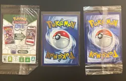 Pokemon TCG 151 UPC Promo Set Mew 053, Mewtwo 052, Metal Mew 205 New (SEALED) - Image 2
