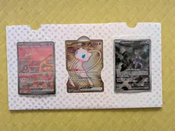 Pokemon TCG 151 UPC Promo Set Mew 053, Mewtwo 052, Metal Mew 205 New (SEALED) - Image 1