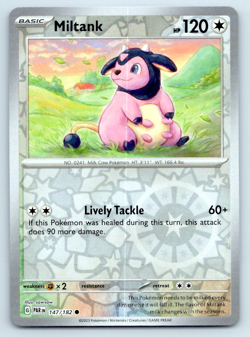 Pokemon Miltank SV04: Paradox Rift PAR Reverse Holo 147/182 NM - Image 1