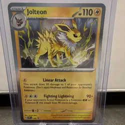 Pokemon TCG SV Scarlet & Violet Promo Cards Jolteon Promo Cosmos Holo #169 - Image 1
