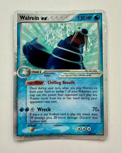 Pokemon Walrein ex 99/108 EX Power Keepers Holo Ultra Rare LP English - Image 2