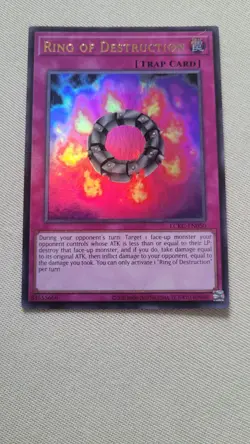 Yu-Gi-Oh! TCG Ring of Destruction LCKC-EN050 Ultra Rare - NM/M - Image 2