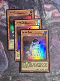3x Dupe Frog 1st Edition Ultra Rare BLGG-EN055 Yu-Gi-Oh! - Image 1