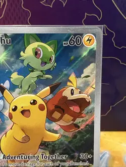 Pokemon Center Pikachu SVP 027 Stamped Black Star Promo Card Sealed - Image 3