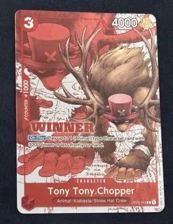 Tony Tony.Chopper (Winner Pack 2024 Oct.-Dec.) OP04-010 Foil One Piece Single - Image 3