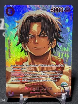 PORTGAS D ACE - One Piece ST15-005 - SP Special Super Rare SR - A Time of Battle - Image 1