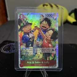 ACE & SABO & LUFFY 2025 ONE PIECE CARD OP13 - Image 1