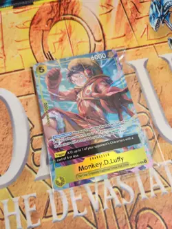 Monkey.D.Luffy Illustration Box Vol. 3 OP07-109 Sealed SR Foil One Piece Promo - Image 2
