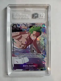 One Piece Zoro-Juurou Treasure Rare OP-09 ST18-004 TAG 10 - Image 1