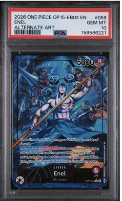 Enel (OP15-058) (Alternate Art) OP15-058 Adventure on Kami's Island Foil - Image 2