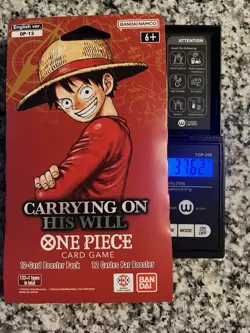 HEAVY OP-13 Sleeved Booster Pack - ONE PIECE TCG - CARRYING ON HIS WILL HEAVY - Image 1