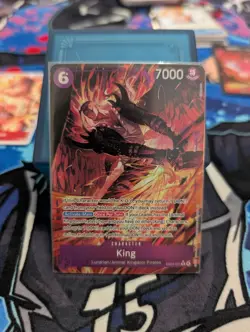 King ALT ART EB04-031 Rare The Azure Sea's Seven One Piece Foil NM - Image 1