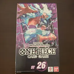 New Sealed One Piece TCG: Purple/Black Monkey D. Luffy Deck ST-26 English🔥 - Image 1