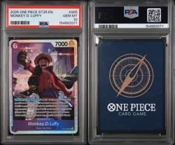 2025 ONE PIECE STARTER DECK ST26-PURPLE/BLACK #005 MONKEY D. LUFFY PSA 10 - Image 3