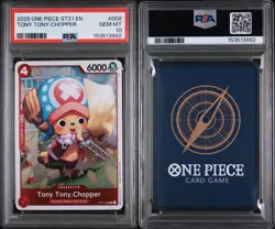 Tony Tony Chopper One Piece Starter Deck ST21 008 PSA 10 - Image 3