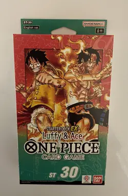Bandai One Piece Card Game Starter Deck EX Luffy & Ace ST-30 NEW SEALED - Image 1