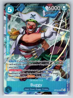 BUGGY (048) (ALTERNATE ART) OP16-048 THE TIME OF BATTLE FOIL - Image 1