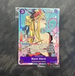 Bandai One Piece Card Game Black Maria OP08-074 Two Legends SR Parallel Promo - Image 1