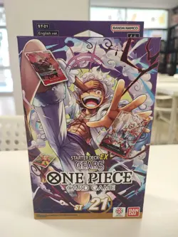One Piece Card Game - Starter Deck EX Gear 5 - ST 21 - Factory Sealed (ENG) - Image 1