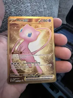 Pokemon Mew EX Holo Card 205/165 Scarlet and Violet 151 Series - Image 2