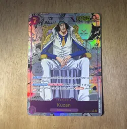 Bandai One Piece Card Game Kuzan OP16-063 OP-16 Special Card Holo ENG Manga - Image 1