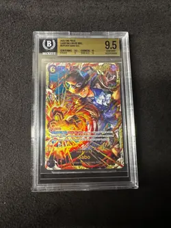 2025 One Piece OP13-120 SABO SEC BGS 9.5 Carrying On His Will Gem Mint - Image 1
