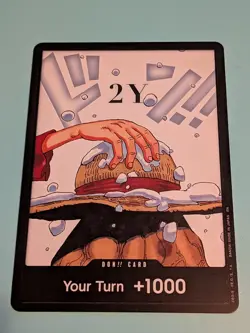 Special DON!! Card 2Y DP-08 One Piece Legacy of the Master Promo Foil NM English - Image 1