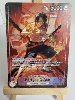 Portgas D Ace Alt Art Leader OP16-001 Time of Battle - Image 1